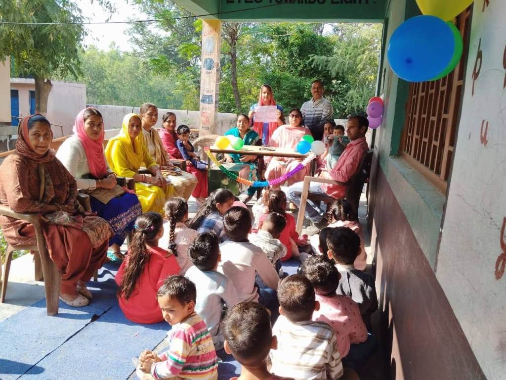 ECCE Day celebrated with enthusiasm in all Anganwadi centers of Hoshiarpur